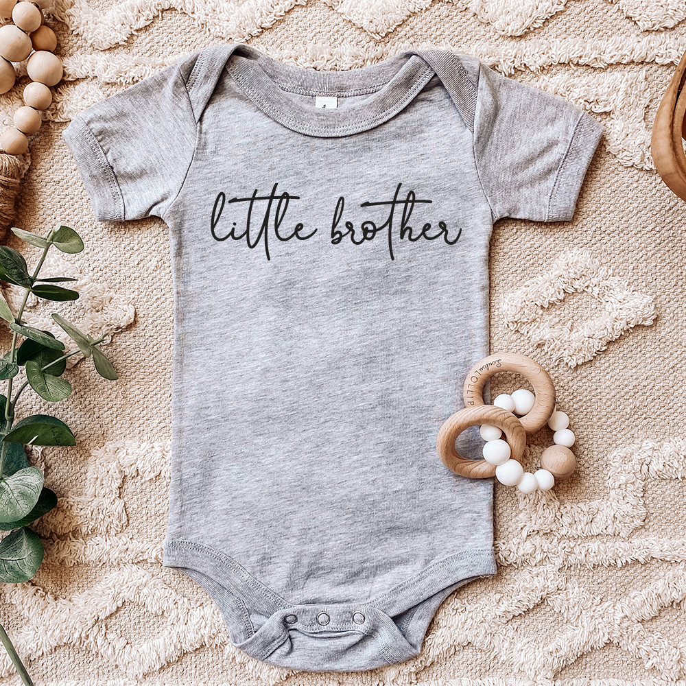 Big & Little Siblings Matching Baby Bodysuits - Cute Sibling Outfits for Newborns & Toddlers - Perfect for Family Photos & Special Occasions
