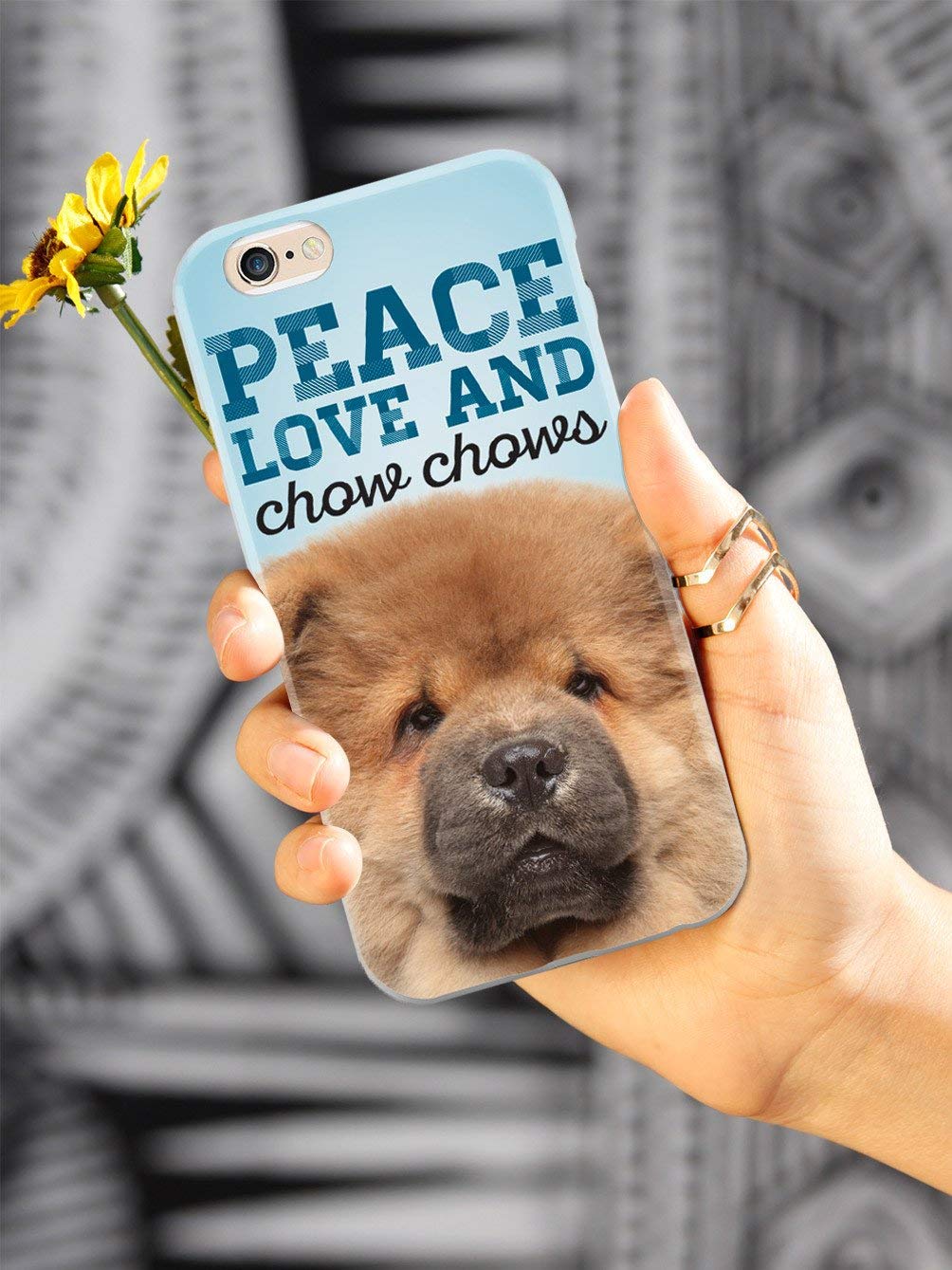 Inspired Cases - iPhone 8 Case with 3D Textured Protection - Cute Chow Chow Design for Apple iPhone 8 - Perfect for Everyday Use, Travel & Outdoor Activities