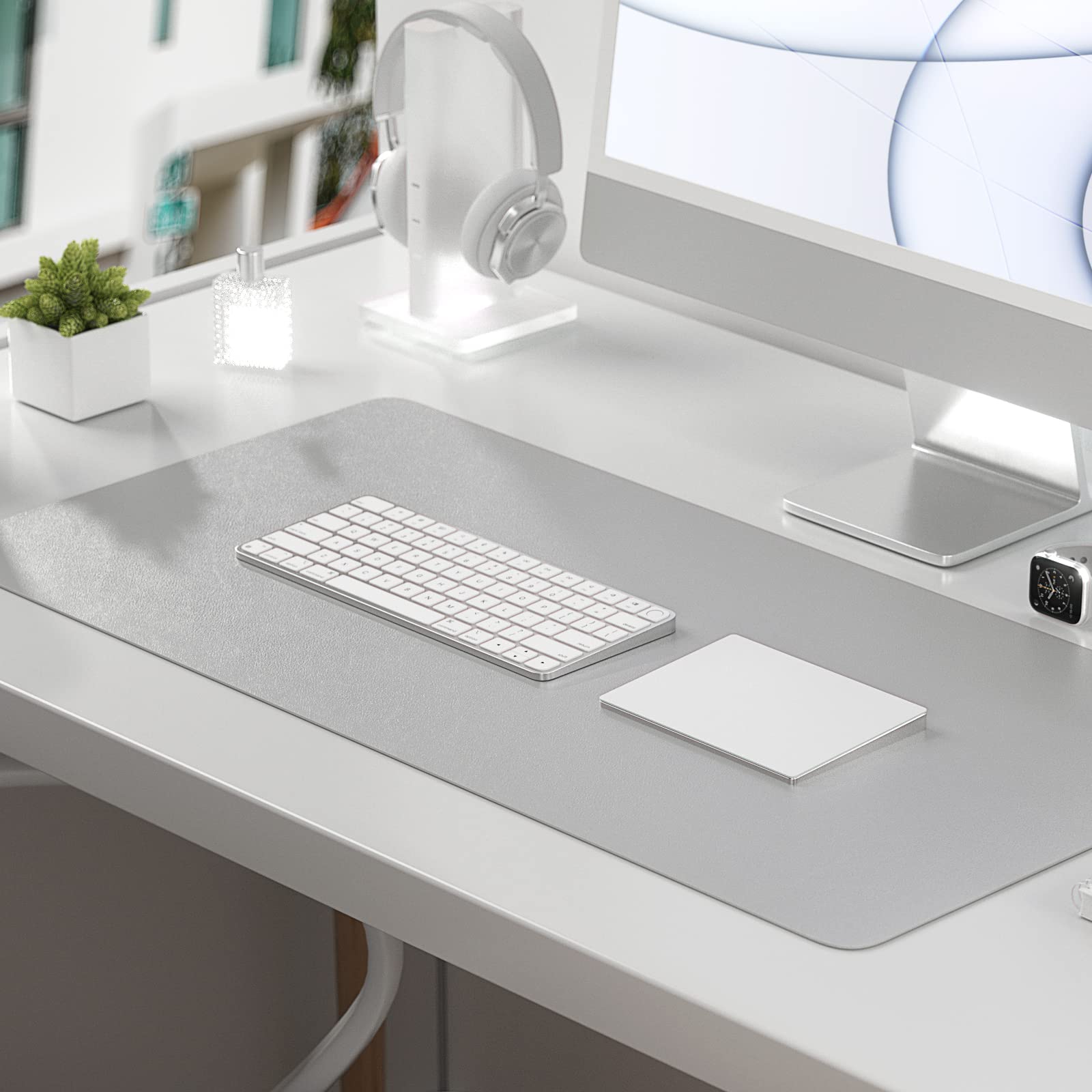 Crenovo Non-Slip PU Leather Desk Mat - 31.5