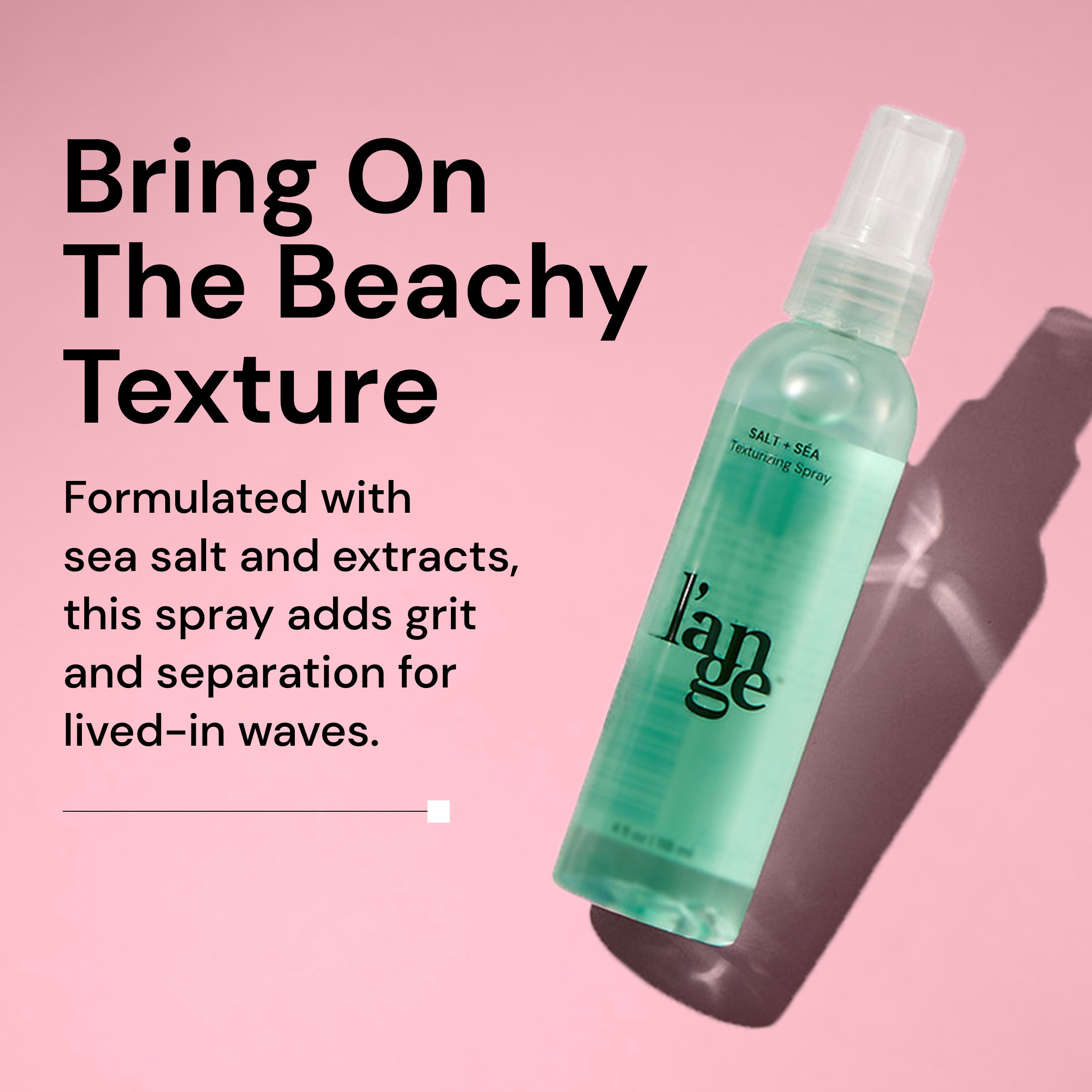 Salt + Séa Texturizing Spray for Beach Waves - Volumizing Hair Styling Spray for Natural Texture & Effortless Waves - Perfect for Beach Days, Weddings & Everyday Hairstyles