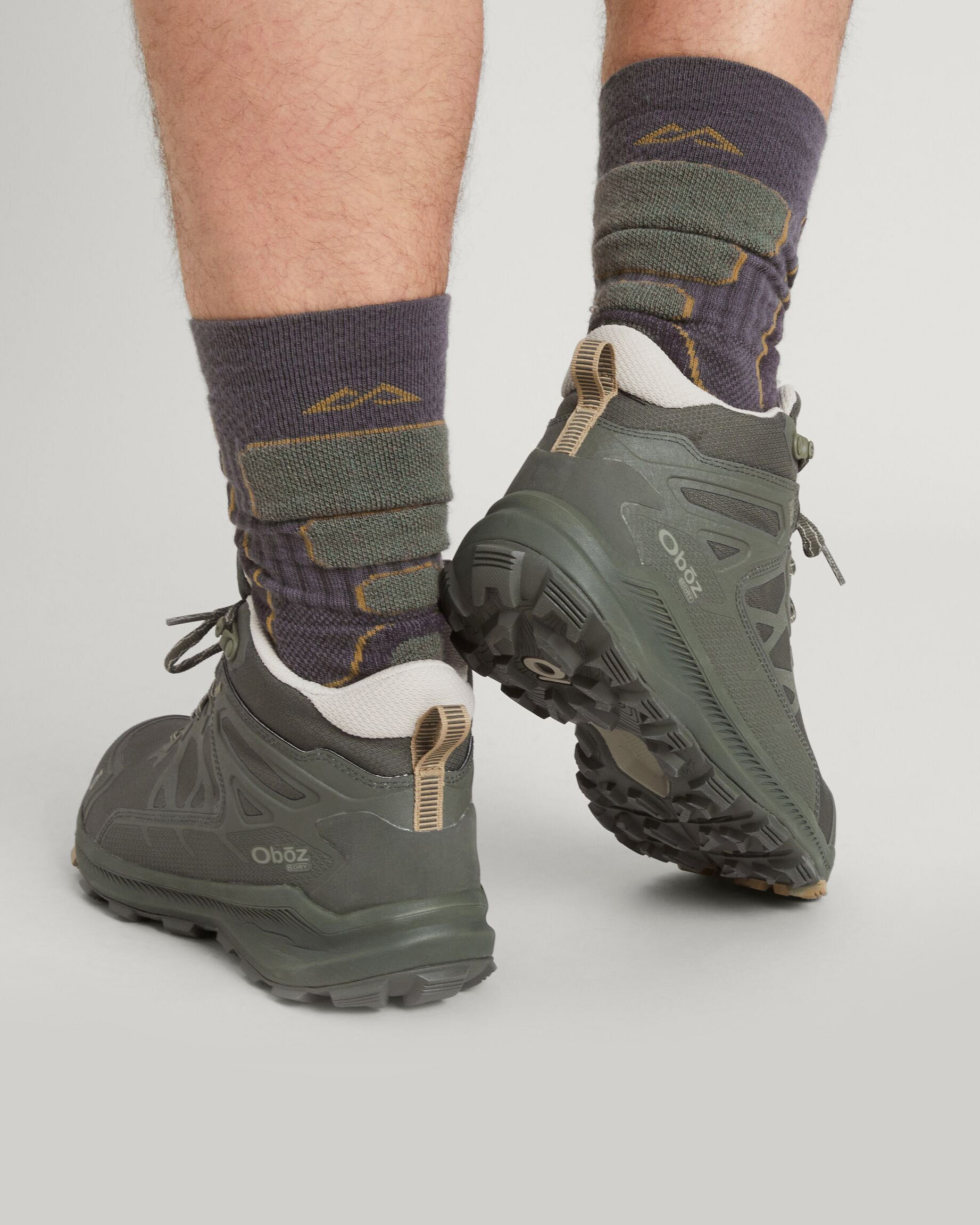 Men's Oboz Katabatic Waterproof Mid Hiking Boots - Durable Outdoor Trekking Shoes for Men - Perfect for Mountain Climbing, Trail Hiking & Camping Adventures