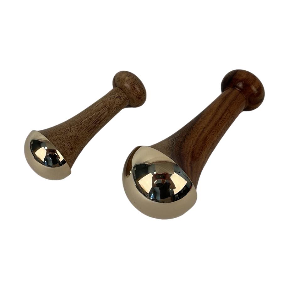 Diamond Way Ayurveda Kansa Wand Set for Face & Body - Medium Size | Natural Skincare & Massage Tool for Relaxation & Glowing Skin