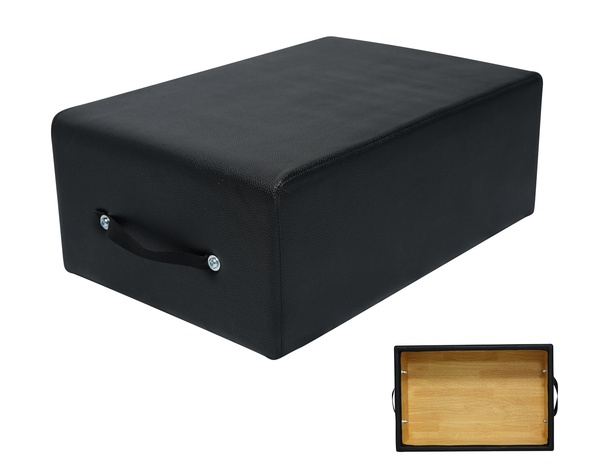 Premium Pilates Reformer Box for Strength, Stretching & Balance Training - Portable Sitting Box for Home & Studio Workouts - Perfect for Pilates, Yoga, and Physical Therapy Exercises