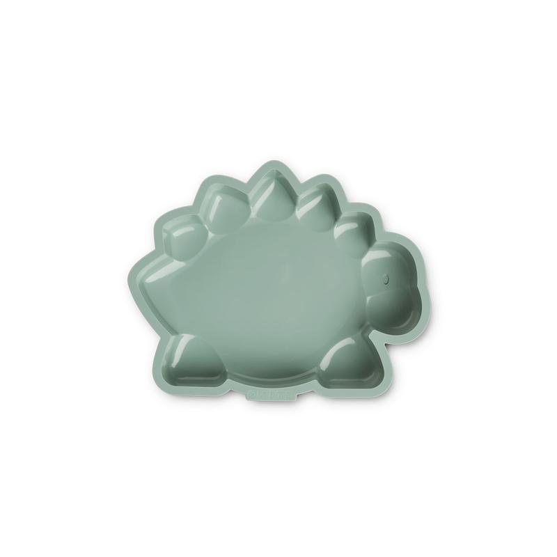 LIEWOOD Amory Non-Stick Silicone Cake Pan - Dinosaur & Peppermint Design for Baking Cakes, Cupcakes, and Desserts - Perfect for Birthday Parties, Holidays, and DIY Home Baking