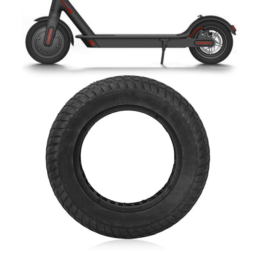 10 Inch Solid Tire for Electric Scooter - Puncture-Proof Replacement Tube for Front/Rear Wheels - Perfect for Commuting, Campus Travel & Urban Mobility
