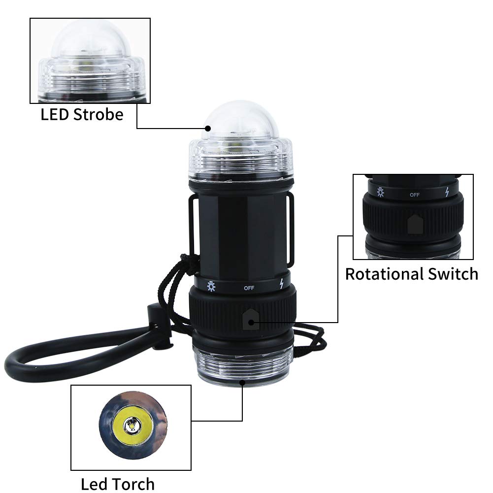 Best Scuba Diving Flashlight - 10000 Lumens Waterproof Dive Light with LED, Rechargeable Underwater Torch for Night Diving, Spearfishing, Cave Exploration & Outdoor Adventures