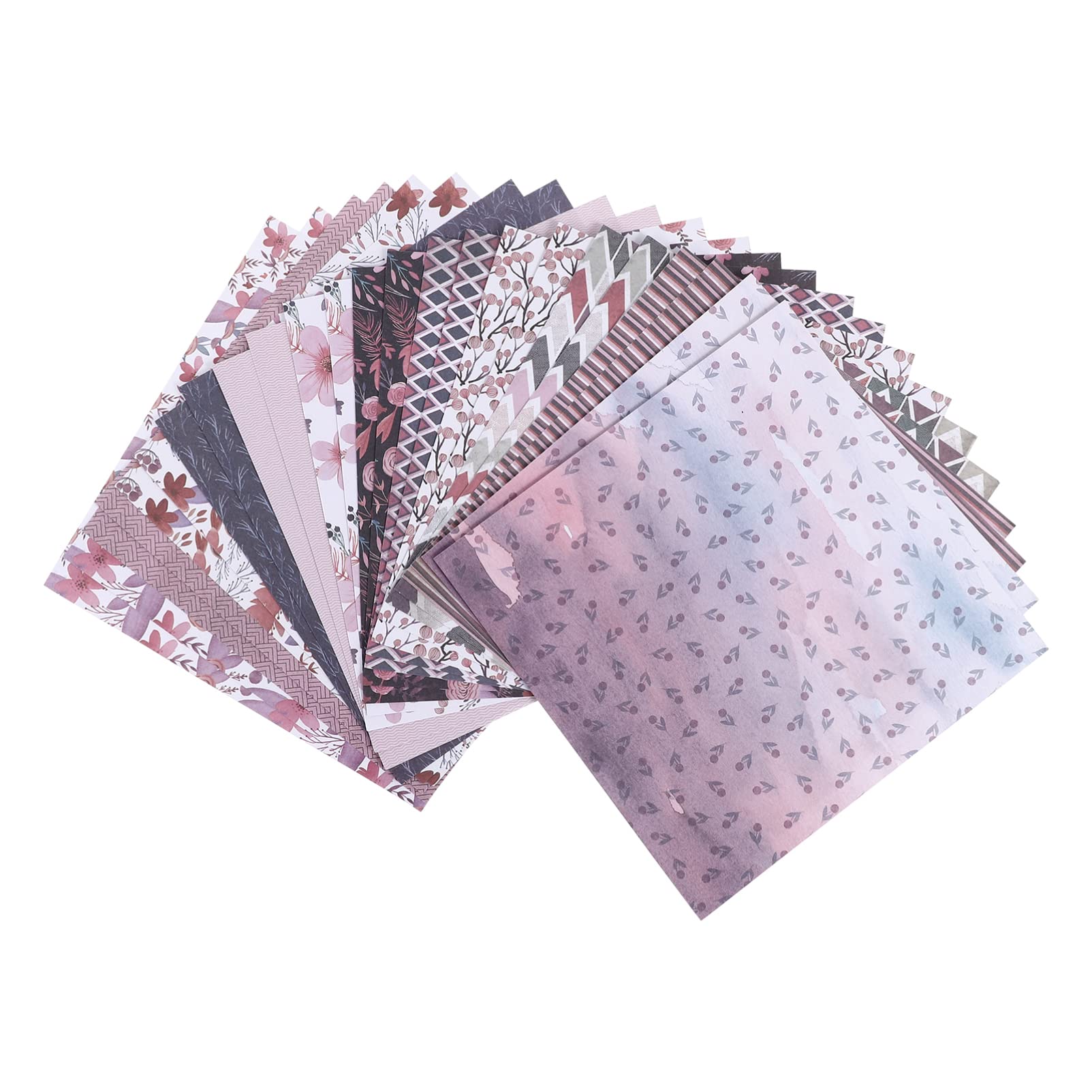 EXCEART 24pcs Floral Scrapbook Stickers Set - DIY Journaling, Planner & Scrapbooking Decorative Stickers for Bullet Journals, Gift Wrapping, Cards & Craft Projects - Cute Stationery Supplies for Creative Arts