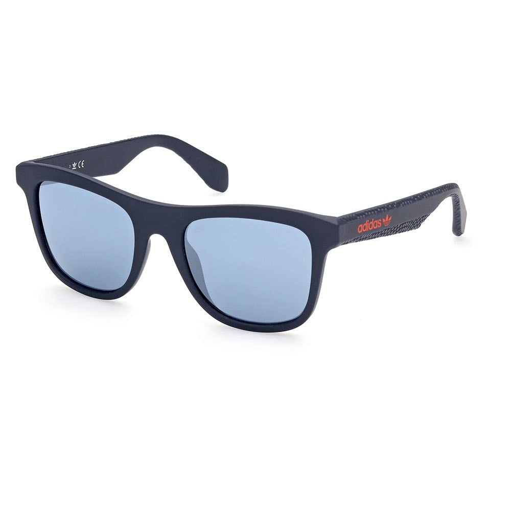 Adidas Originals OR 0057 92X Blue Mirror Sunglasses for Men & Women - UV Protection, Polarized Sports Shades for Running, Cycling & Outdoor Activities