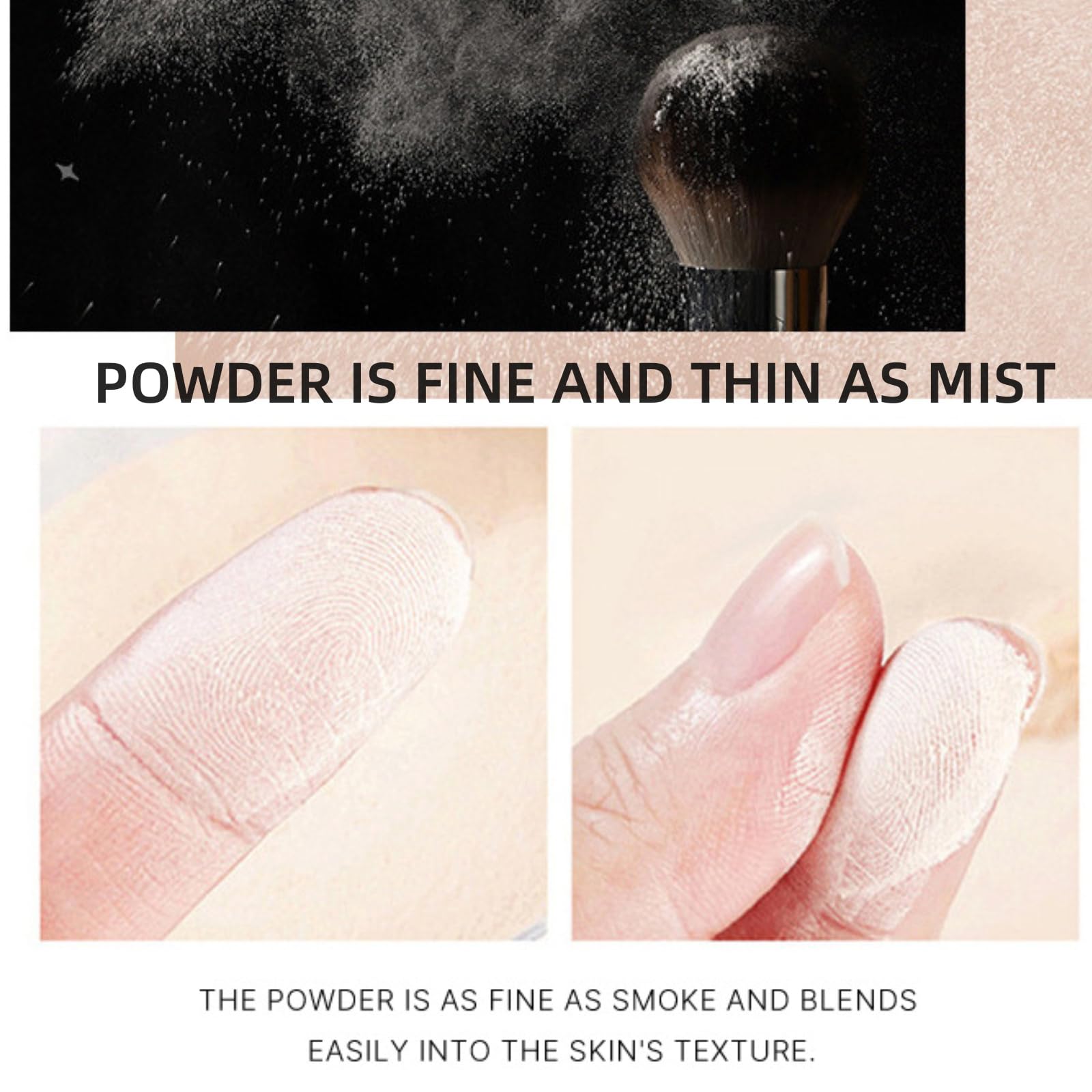 LUMINANCE MILANO Pink Blurring Setting Powder - Translucent Finishing Powder for All Skin Tones | Brightening Makeup for Fair to Dark Skin | Perfect for Daily Wear & Photo Shoots