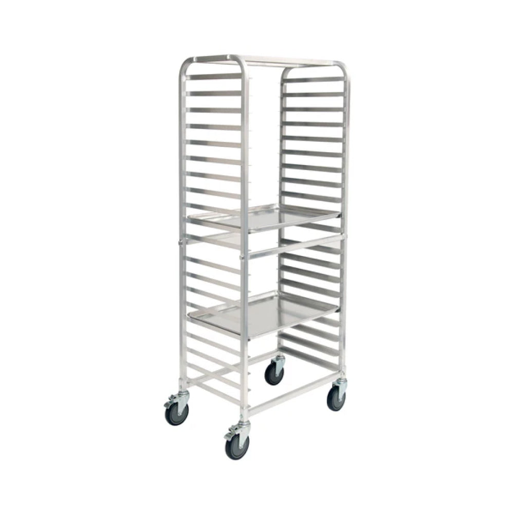 Winco ALRK 20-Tier Commercial Sheet Pan Rack - Heavy Duty Stainless Steel Baking Sheet Organizer for Restaurants, Bakeries & Kitchens - Perfect for Organizing Baking Trays, Cookie Sheets & Pans