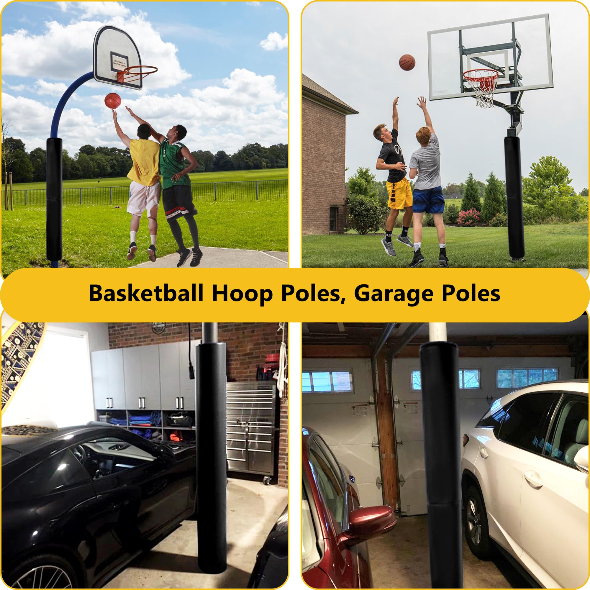 6 Feet Tall Round and Square Pole Pad - 2