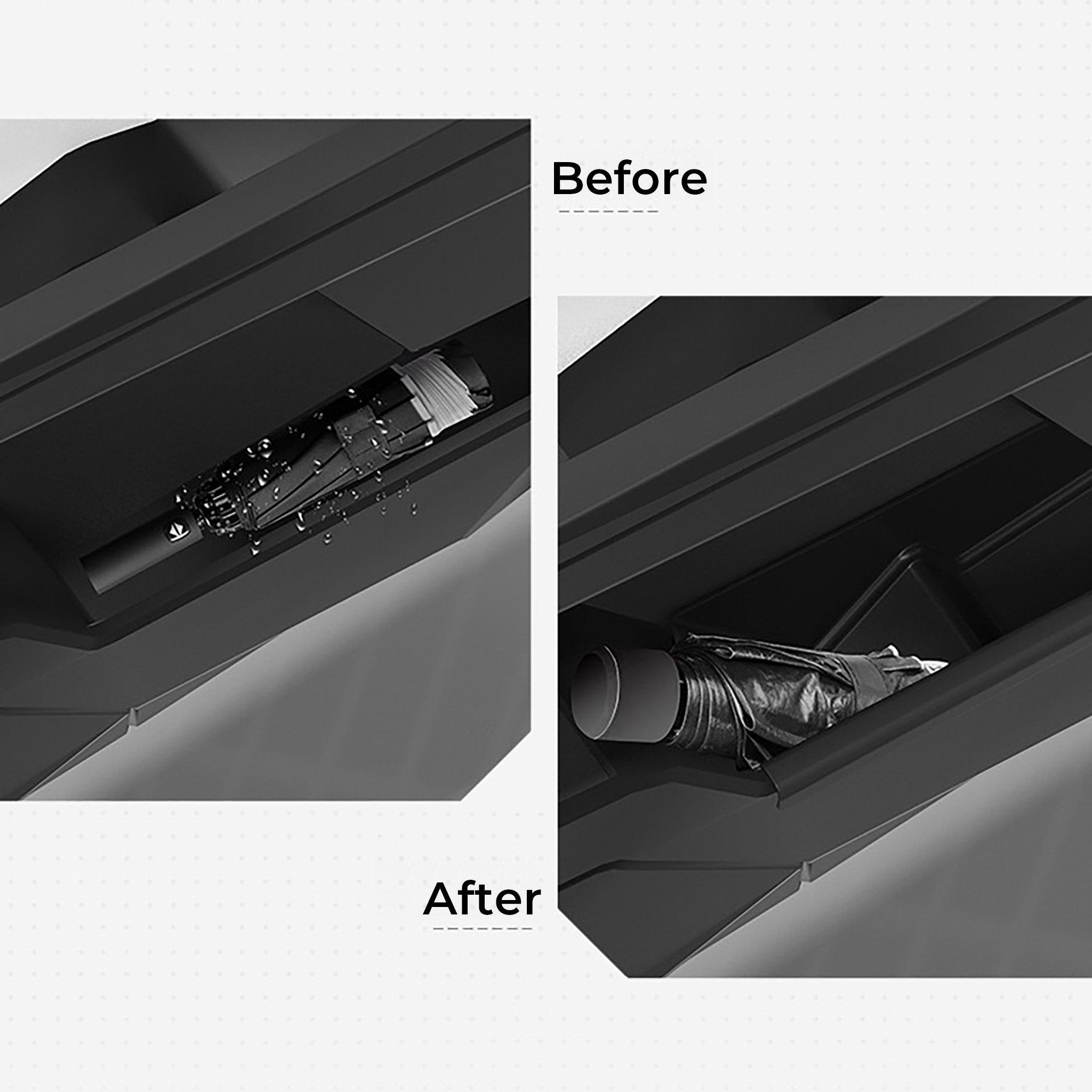 Tesla Cybertruck Front Door Pocket Organizer - Car Storage Accessory for Phone, Keys & Essentials | Perfect for Road Trips & Daily Commutes