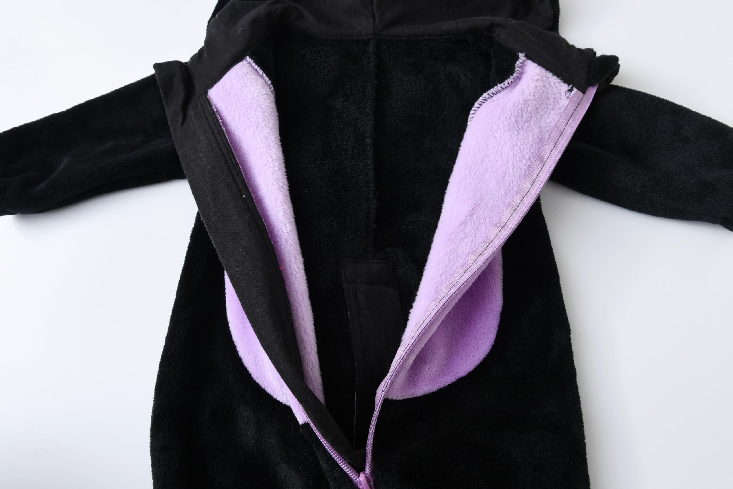 Eadrioss Black Cat Costume for Toddler - Soft & Warm Halloween Outfit for Baby Girls & Boys | Perfect for Halloween Parties, Trick-or-Treating & Winter Photoshoots
