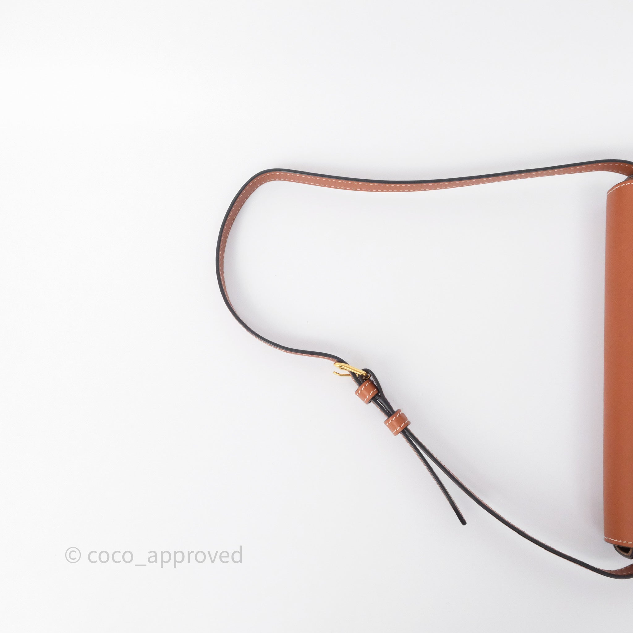 Celine Triomphe Shoulder Bag in Tan Calfskin Leather - Luxury Crossbody Purse for Women, Perfect for Work, Travel & Evening Events