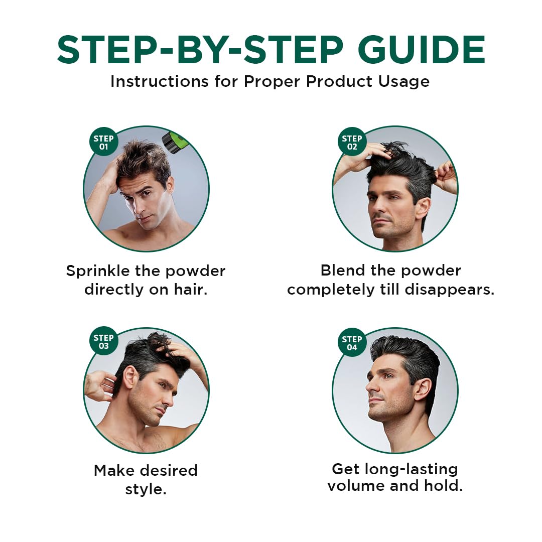 ORGATRE Hair Volumizing Powder Wax - Strong Hold 12H, Matte Finish for Men - 20g | Styling & Grooming