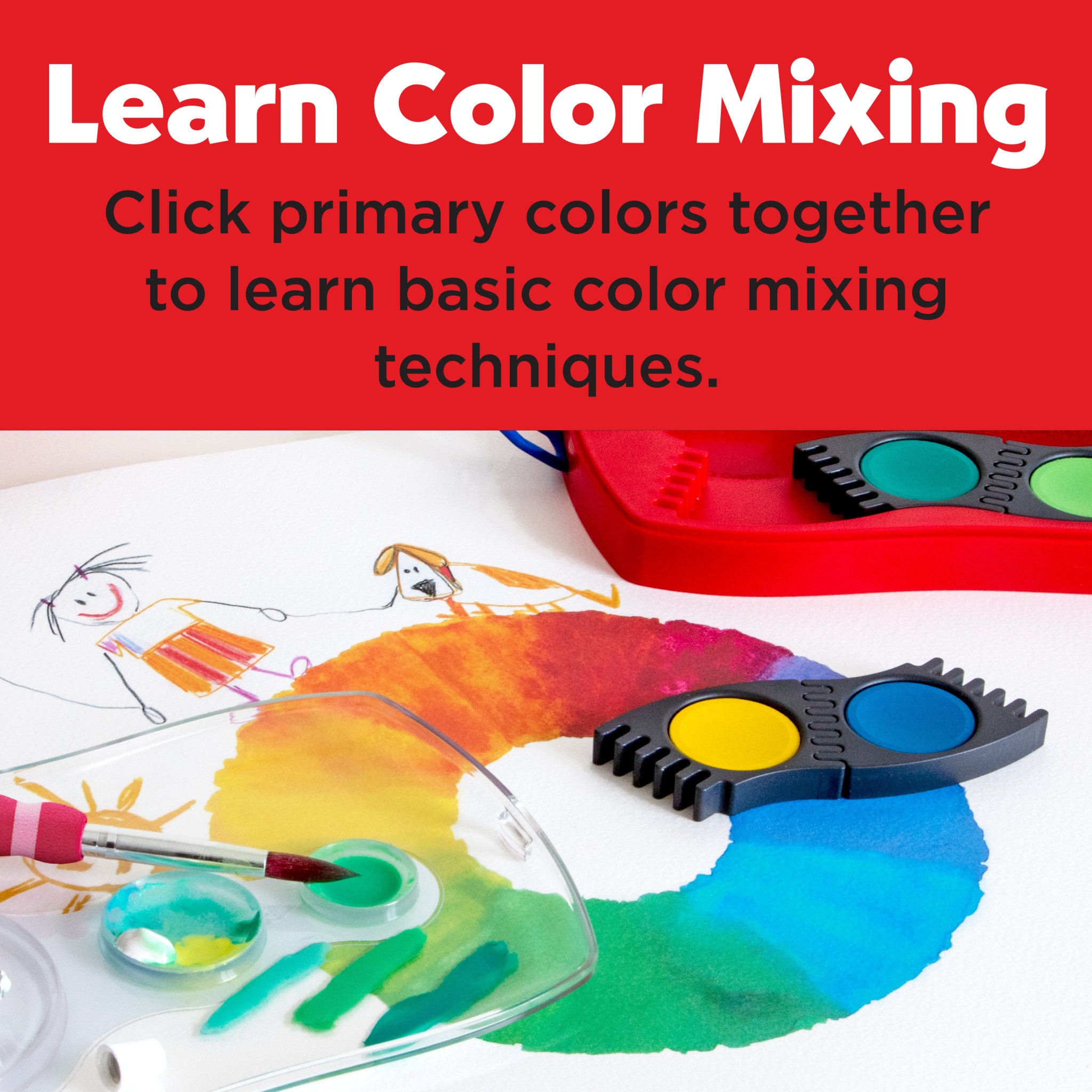 24-Color Connector Paint Box Set - Premium Quality for Artists & Hobbyists - Perfect for Canvas, Paper & DIY Crafts #125031
