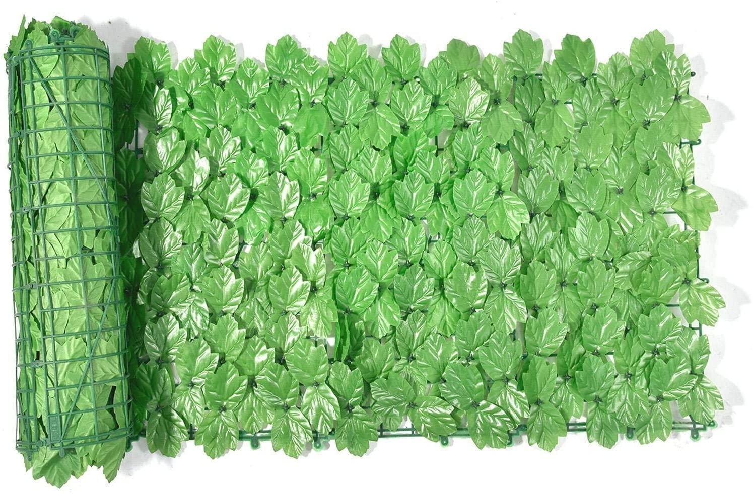 Artificial Leaf Privacy Screen for Garden, Patio, and Indoor Decor - 200x600cm Green Foliage Panel - Perfect for Outdoor Privacy, Shade, and Stylish Home & Garden Enhancement