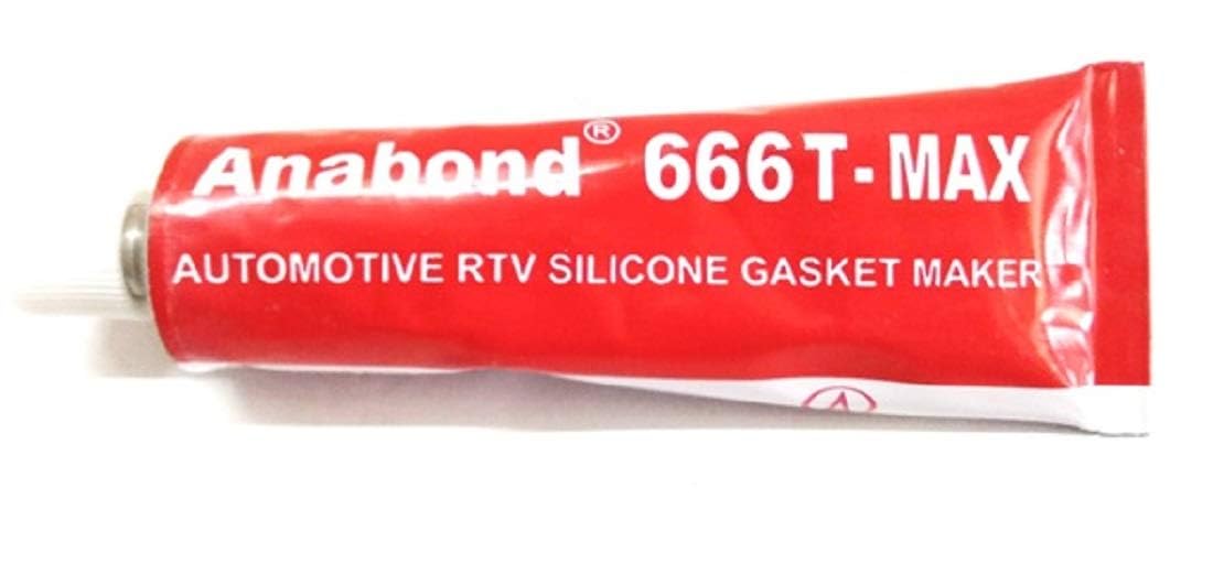 Anabond 666-T RTV Gasket Maker Sealant - High Temperature Resistant (100g) - Perfect for Automotive, Marine & Industrial Engine Repairs