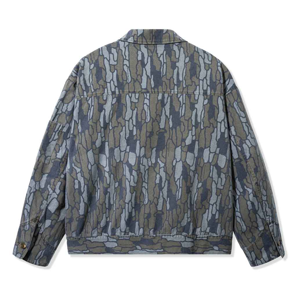 40s & Shorties Treeline Camo Jacket - Waterproof Hunting Jacket for Men & Women - Perfect for Outdoor Adventures, Camping, and Hiking