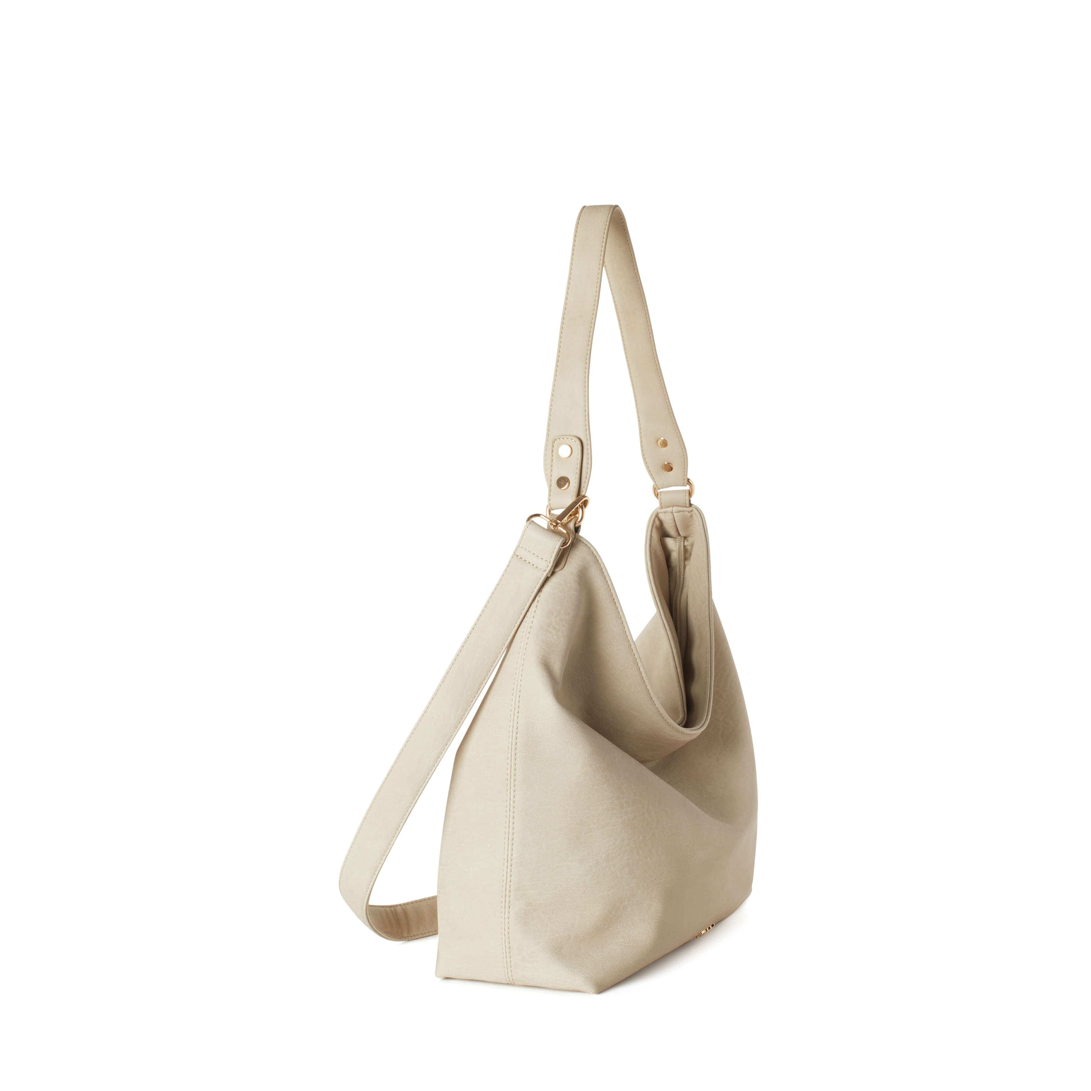 Mary Classic Hobo Bag - Genuine Leather Crossbody Purse for Women | Latte Brown | Perfect for Work, Travel & Everyday Use
