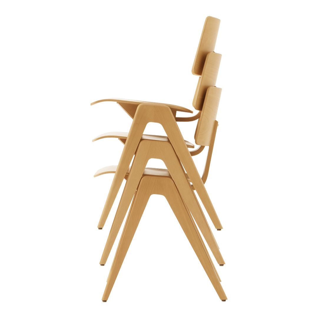 Daystak RD1 Stackable Side Chair - Modern Dining & Office Seating for Home, Restaurant & Event Use