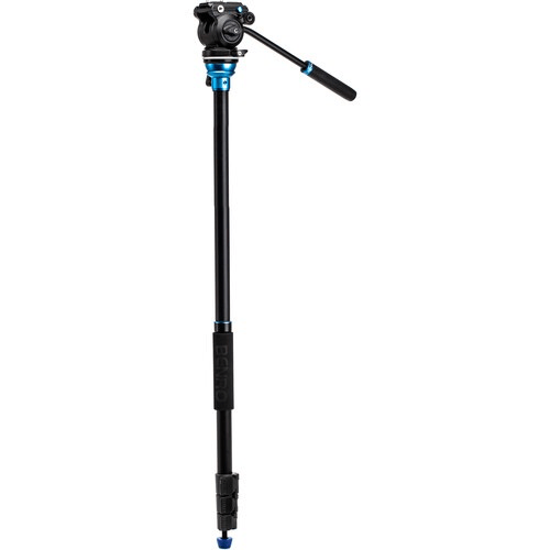 Benro Aero 2 PRO Aluminum Travel Video Tripod with Flip Locks - Lightweight & Compact Tripod for DSLR Cameras, Mirrorless Cameras, Vlogging - Perfect for Travel, Outdoor Photography & Video Shooting