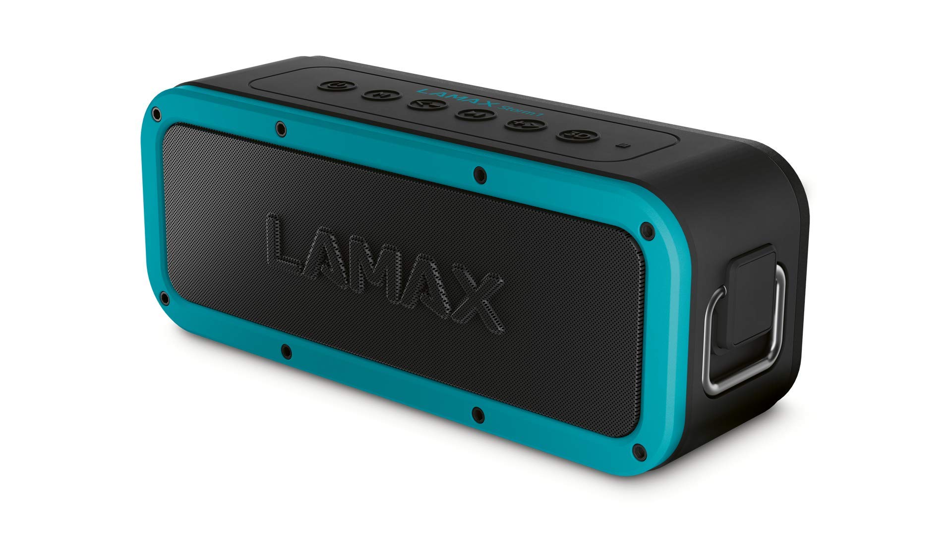 LAMAX Storm1 40W Portable Bluetooth Speaker 5.0 - IP67 Waterproof, 15H Playtime, USB-C/NFC, 3.5mm Jack, microSD, TWS - Perfect for Outdoor Adventures, Pool Parties & Home Entertainment