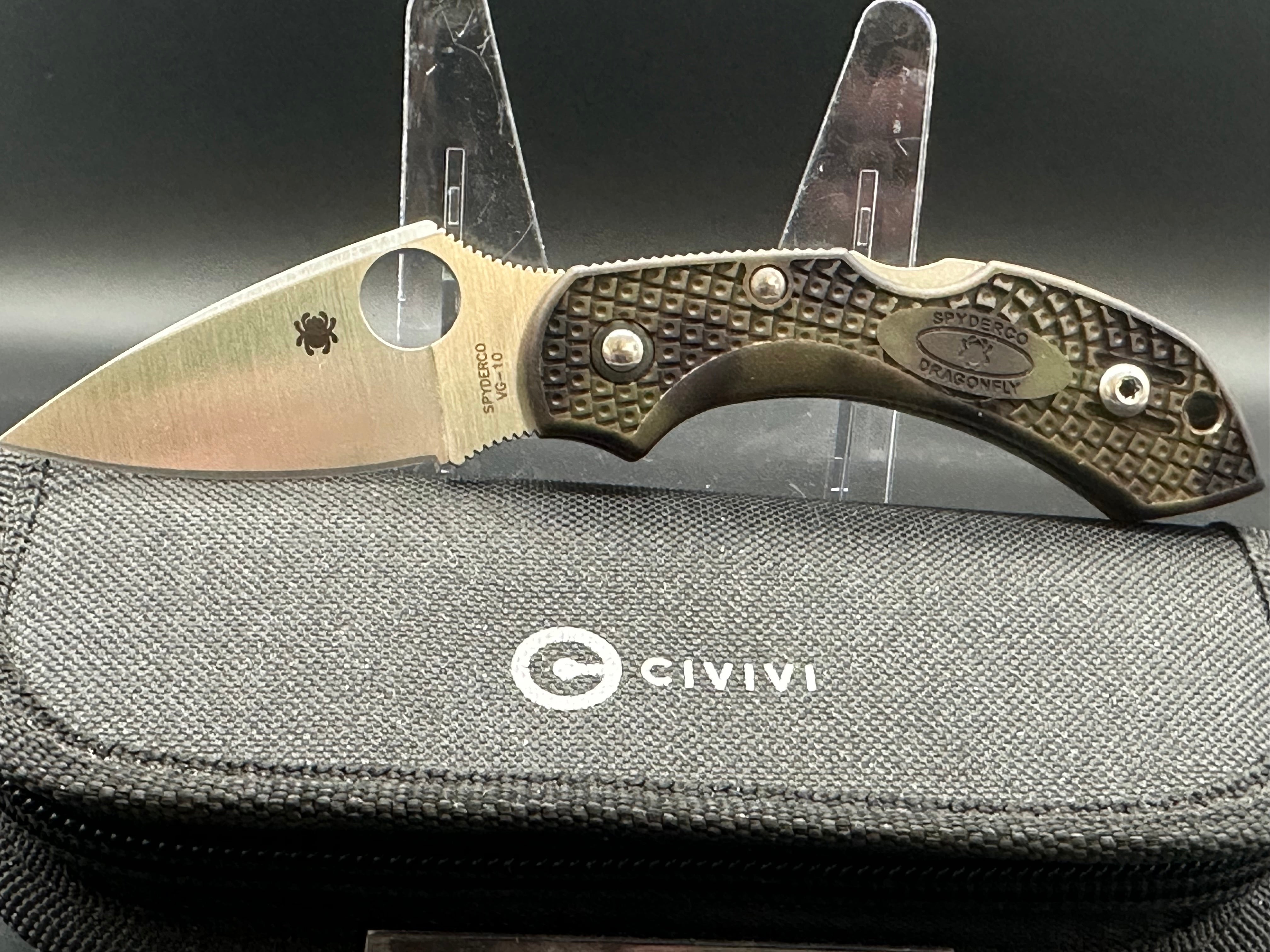 Spyderco Dragonfly 2 Zome Folding Pocket Knife - EDC, Outdoor, Camping & Everyday Carry Knife