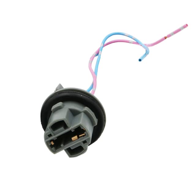 YSY 2-Pack T20 7440 W21W LED Bulb Holder Socket Adapter - Compatible with LED Parking Lights, Side Markers & Wiring Harness - Durable Connector for Automotive Lighting Upgrades (7440)