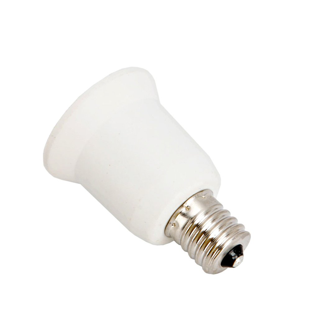 5-Pack E17 to E26 LED Light Bulb Base Adapter Converter - Perfect for Chandeliers, Ceiling Fans & Vintage Lamps