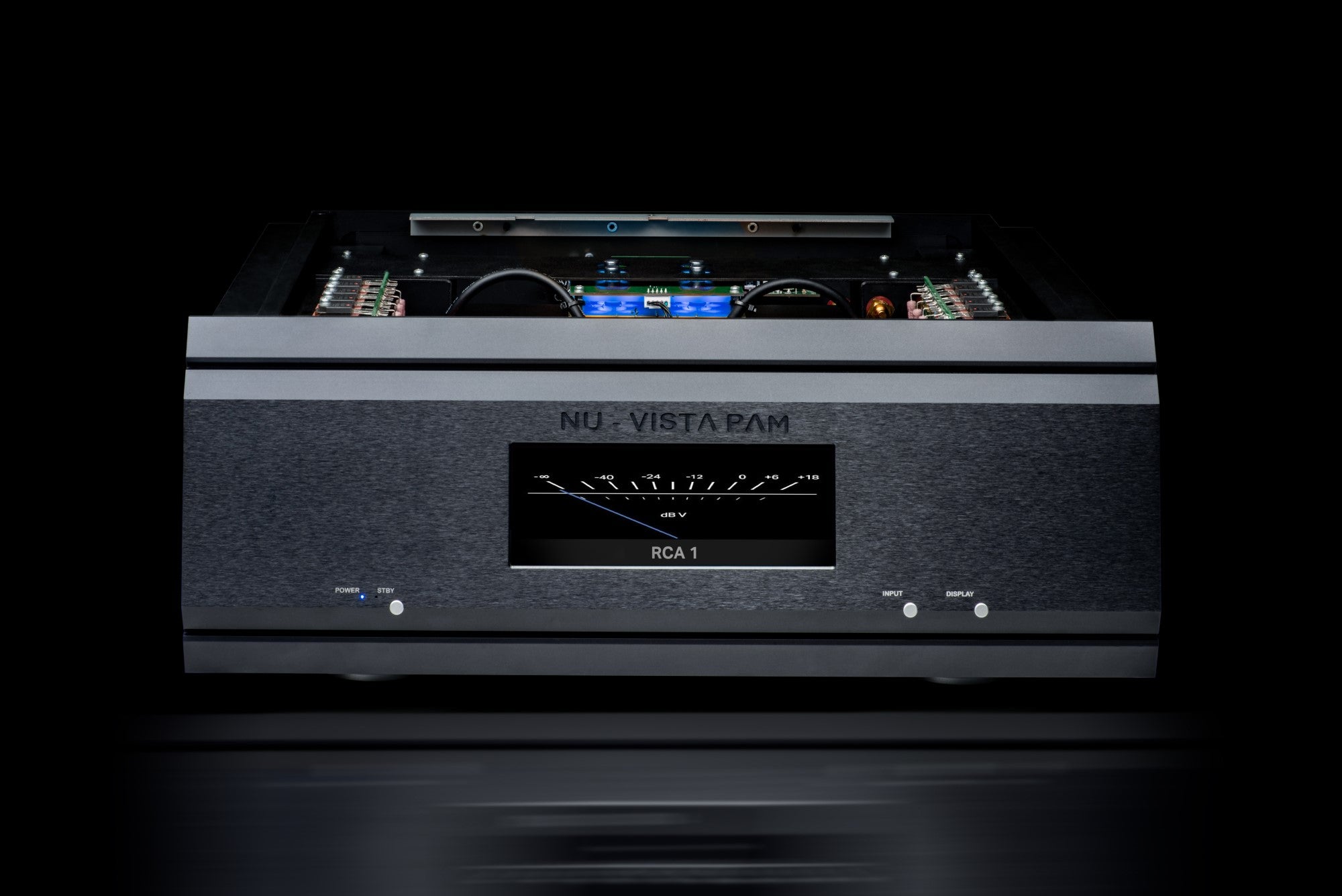 Musical Fidelity Nu Vista PAM Fully Balanced Discrete Mono Power Amplifier with Separate Power Supply - Premium Audio Equipment for Home Theater & Hi-Fi Systems