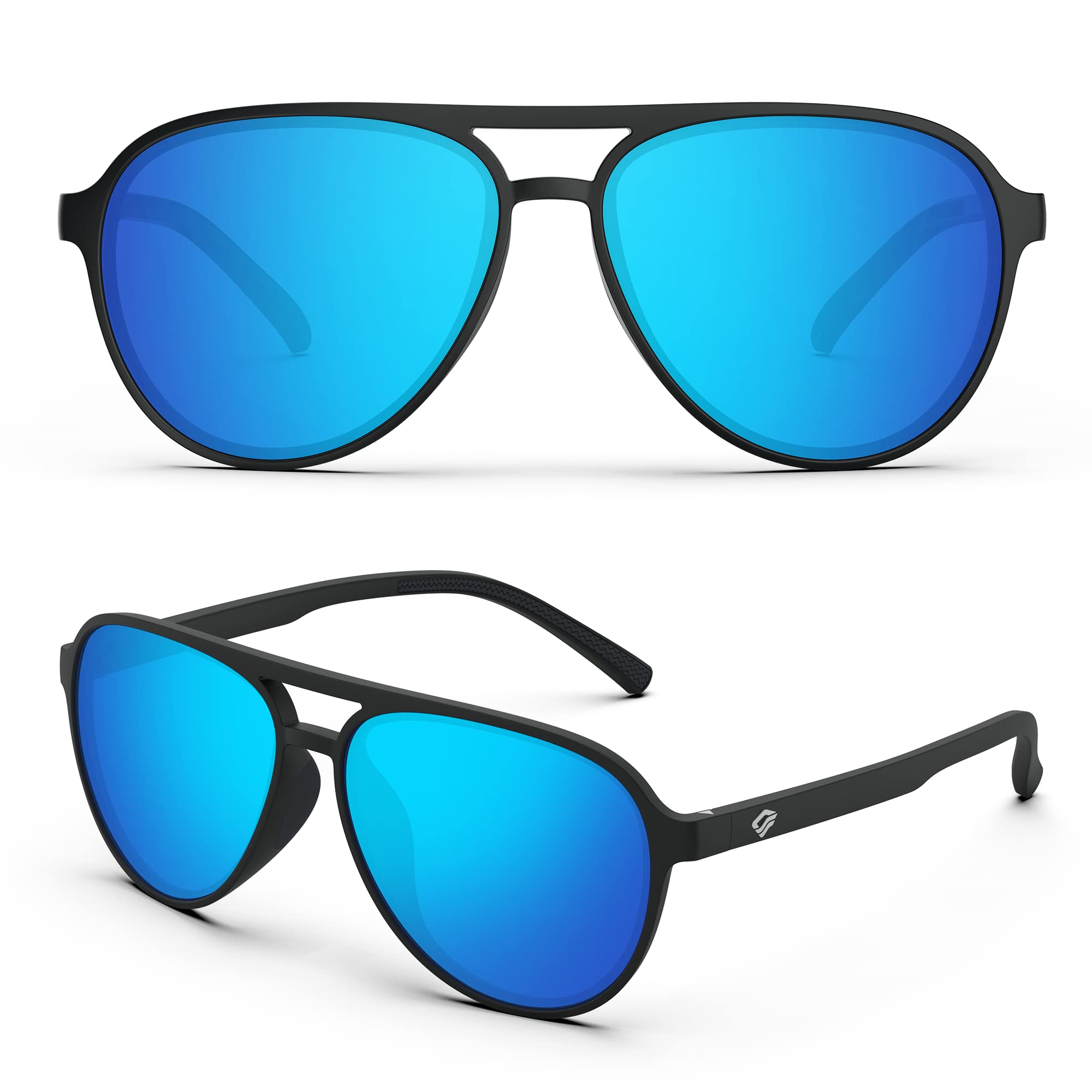 Polarized Aviator Sunglasses for Men & Women - UV Protection, Lightweight & Durable for Fishing, Boating, Beach, Golf & Driving - TR75 Model | Perfect Outdoor Sports & Summer Fashion Accessories