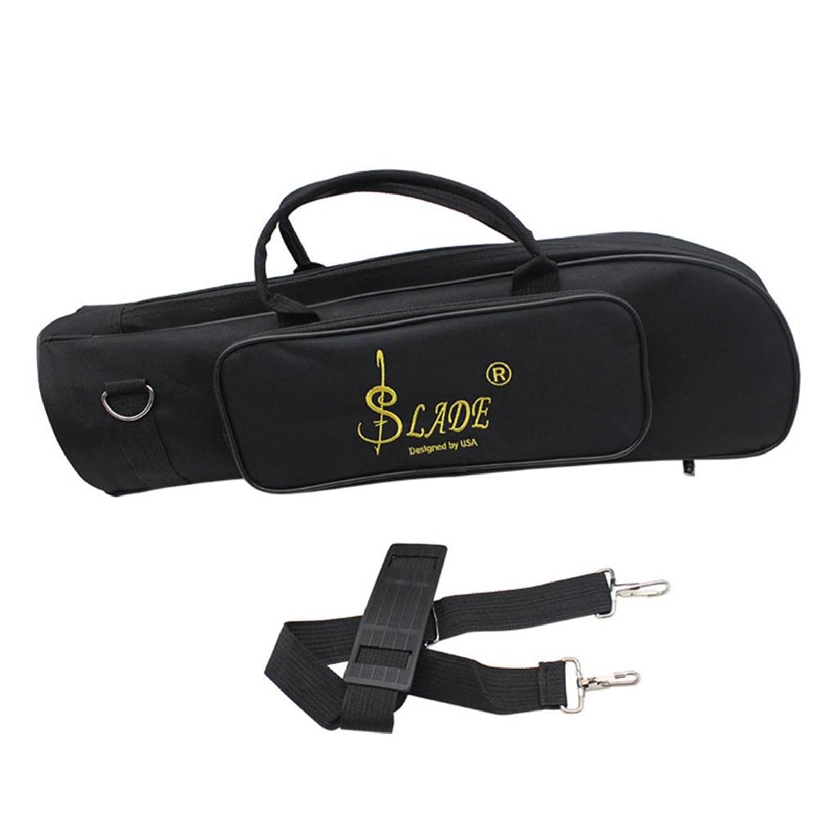 Waterproof Trumpet Carrying Case with Padded Protection & Adjustable Shoulder Straps - Durable Musical Instrument Storage Bag for School, Band Practice & Travel Accessories