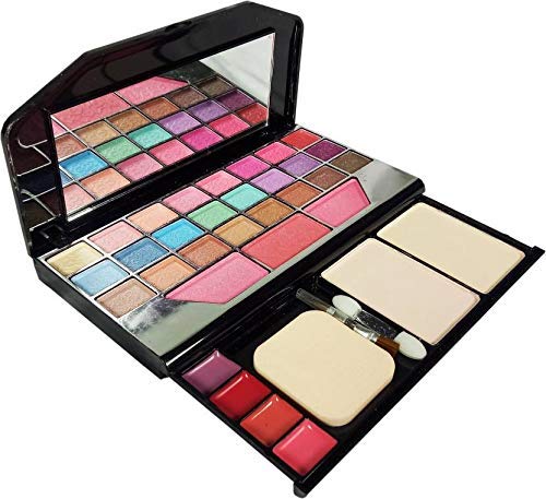 AIR BEAUTY T.Y.A Professional Makeup Brush Set - 12 Piece Multicolor Cosmetic Brushes for Foundation, Blush, Eyeshadow & More | Perfect for Makeup Artists & Beginners | Salon, Travel & Home Use