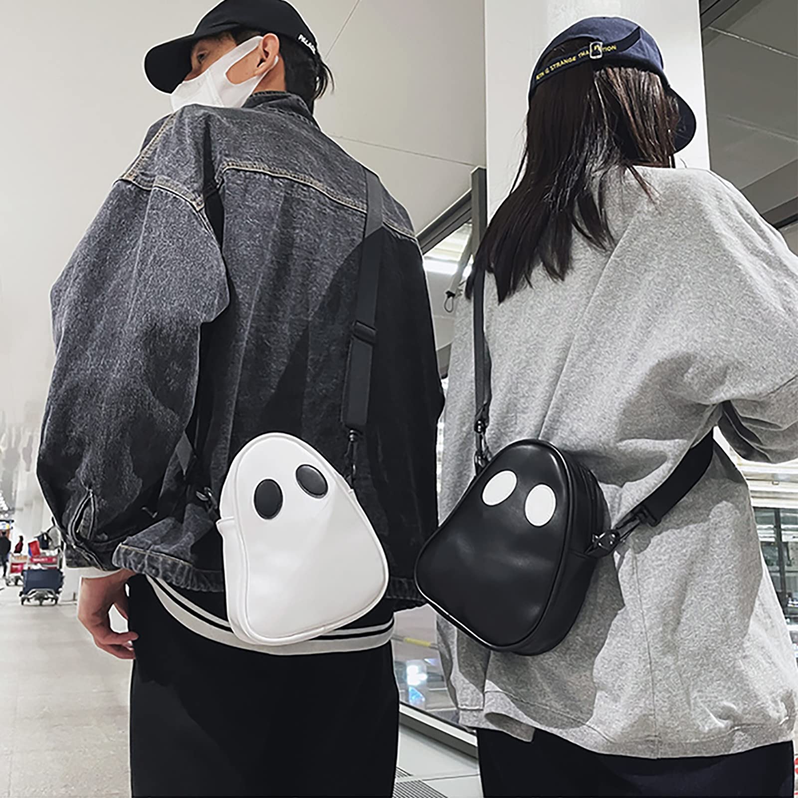 Spooky Halloween Ghost Purse for Women & Men - Cute Crossbody Bag, Satchel & Shoulder Bag - Perfect for Trick or Treating, Costume Parties & Themed Events