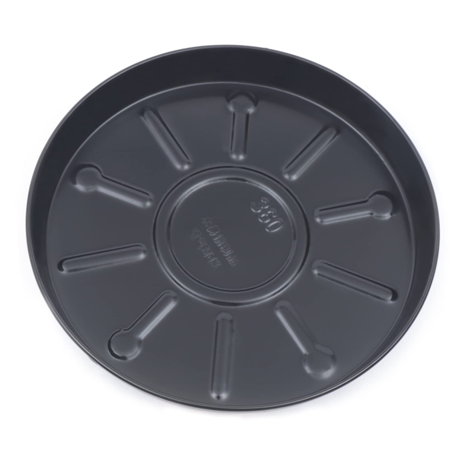TFCFL 3-Piece 14-Inch Rolling Plant Caddy Set - Heavy Duty Black Plant Stand with Universal Wheels for Indoor/Outdoor Flower Pots | Perfect for Moving Large Plants on Patios, Decks & Greenhouses