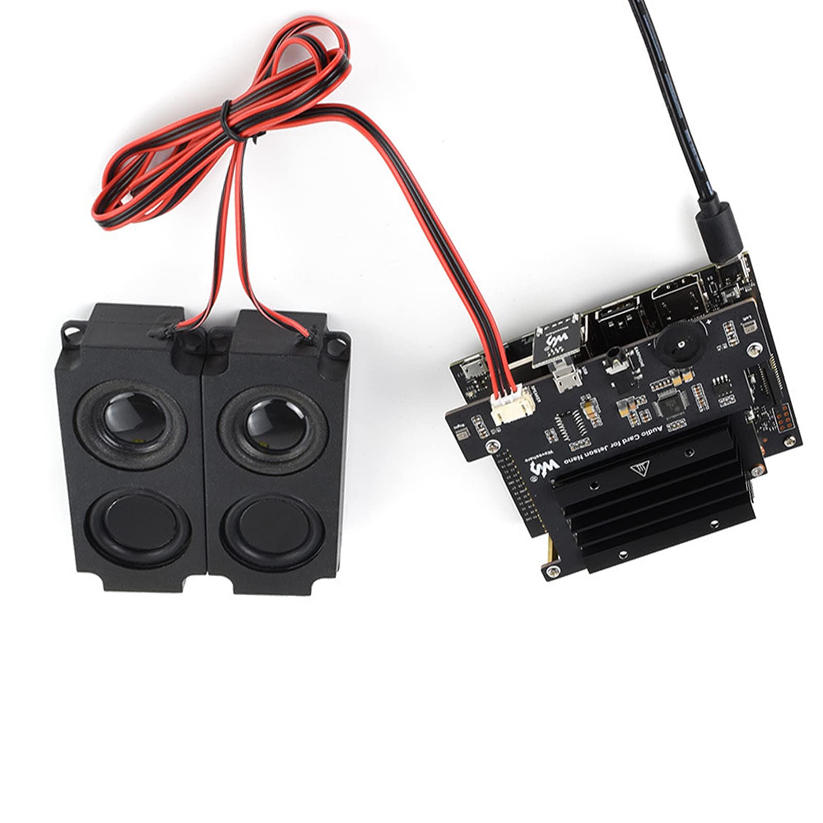 NATEFEMIN P&P 3.5mm Audio Sound Card HAT Speaker Kit for NVIDIA Jetson Nano Developer Kit - High-Quality Audio Expansion Board for DIY Projects, Robotics, and AI Development (Perfect for Raspberry Pi Compatible Projects)