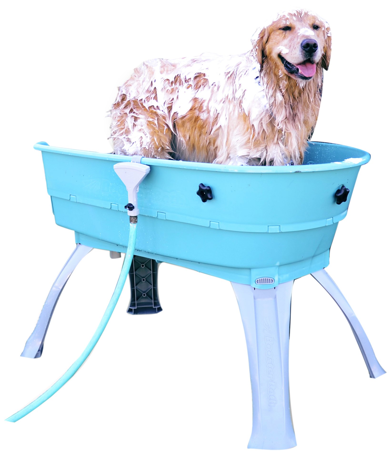Elevated Pet Bath Tub for Large Dogs - Portable Dog Wash Station with Drain Hose - Perfect for Indoor & Outdoor Dog Grooming, Bathing, and Cleaning