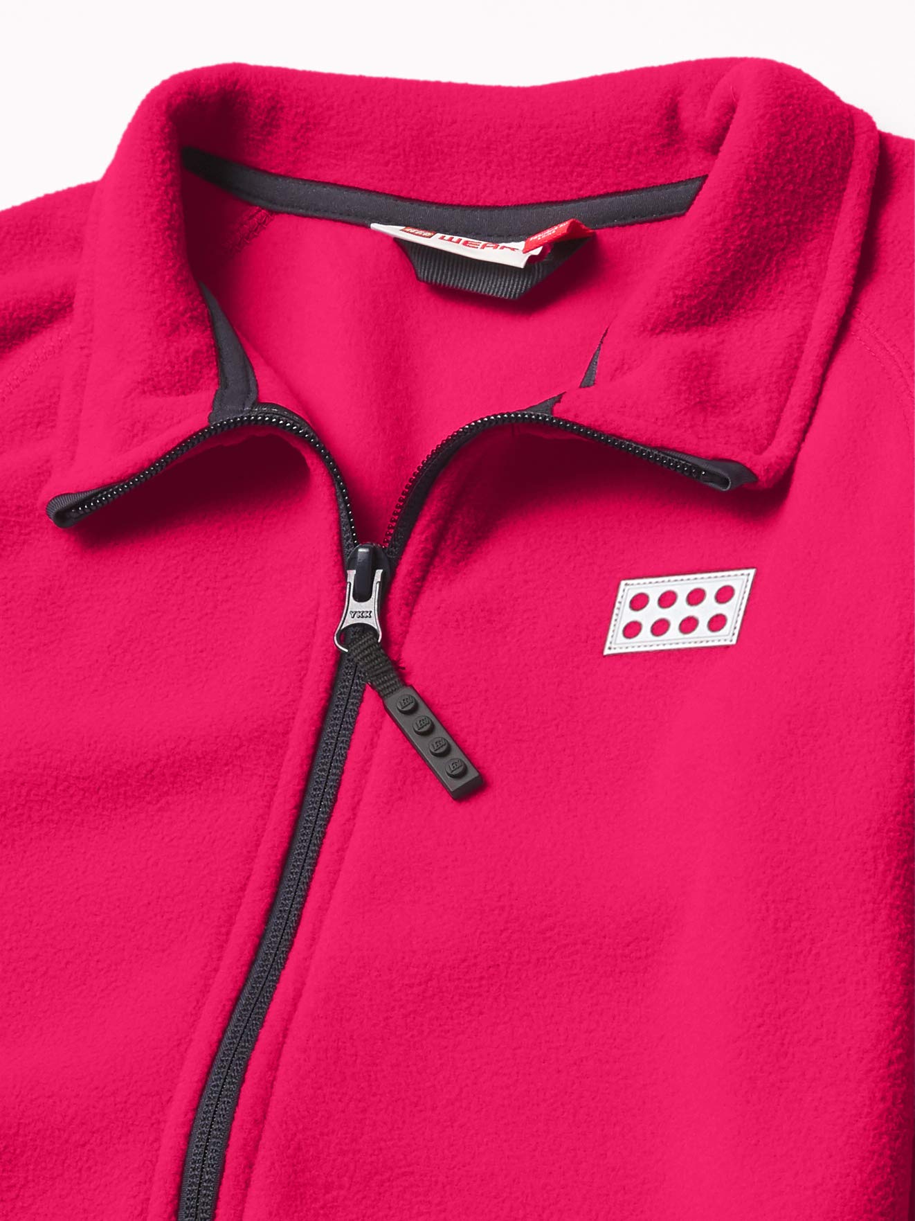 LEGO Wear Kids & Baby Full-Zip Fleece Cardigan Jacket - Dark Pink, Size 11 Years | Warm & Cozy Outerwear for Boys & Girls | Perfect for School, Playdates & Outdoor Activities
