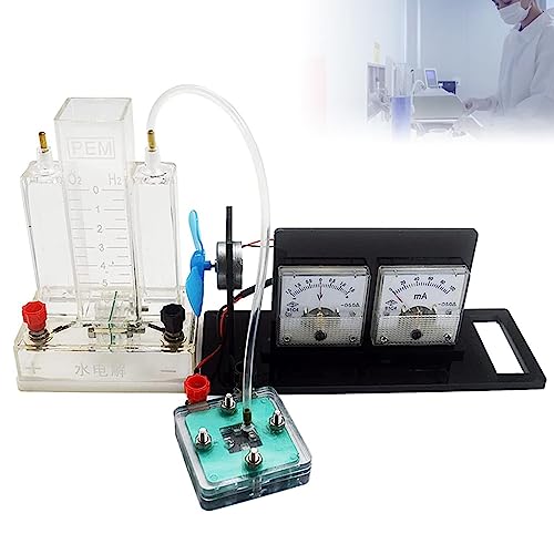 Hydrogen Fuel Cell Experiment Kit & Water Electrolysis Science Lab Equipment - Physics Demonstration Tools for STEM Education | Perfect for Classroom Teaching, Science Fairs & DIY Projects