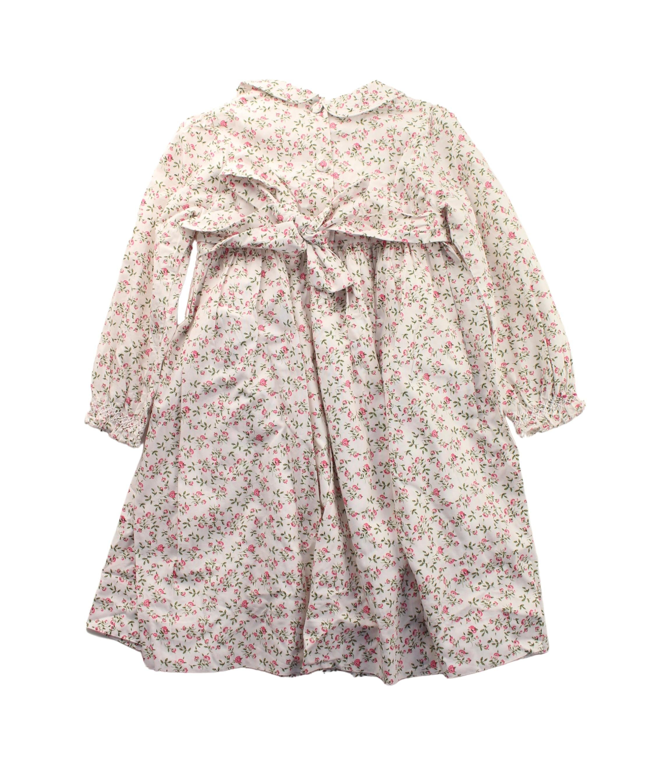 Annafie Girls Long Sleeve Casual Dress Size 3T - Soft Cotton Comfortable Outfit for Toddler Playdates, Preschool & Family Photos
