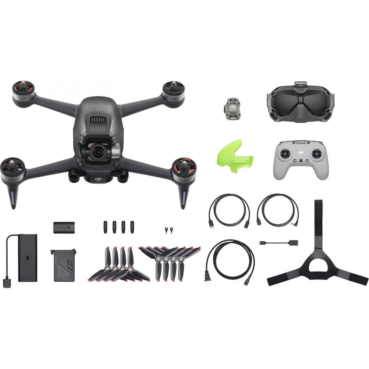 DJI FPV Combo Drone with Goggles & Controller - Fly More Kit (3 Batteries, Charger, Case) for Aerial Photography & Cinematic Adventures