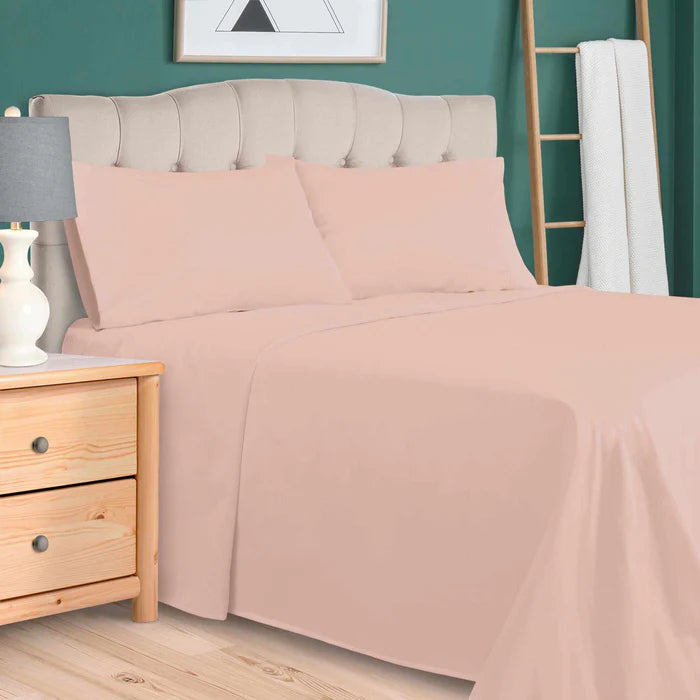 Luxury 700 Thread Count Egyptian Cotton Sheet Set - Eco Friendly, Breathable & Hypoallergenic - Perfect for Bedroom, Hotel, or Guest Room Comfort