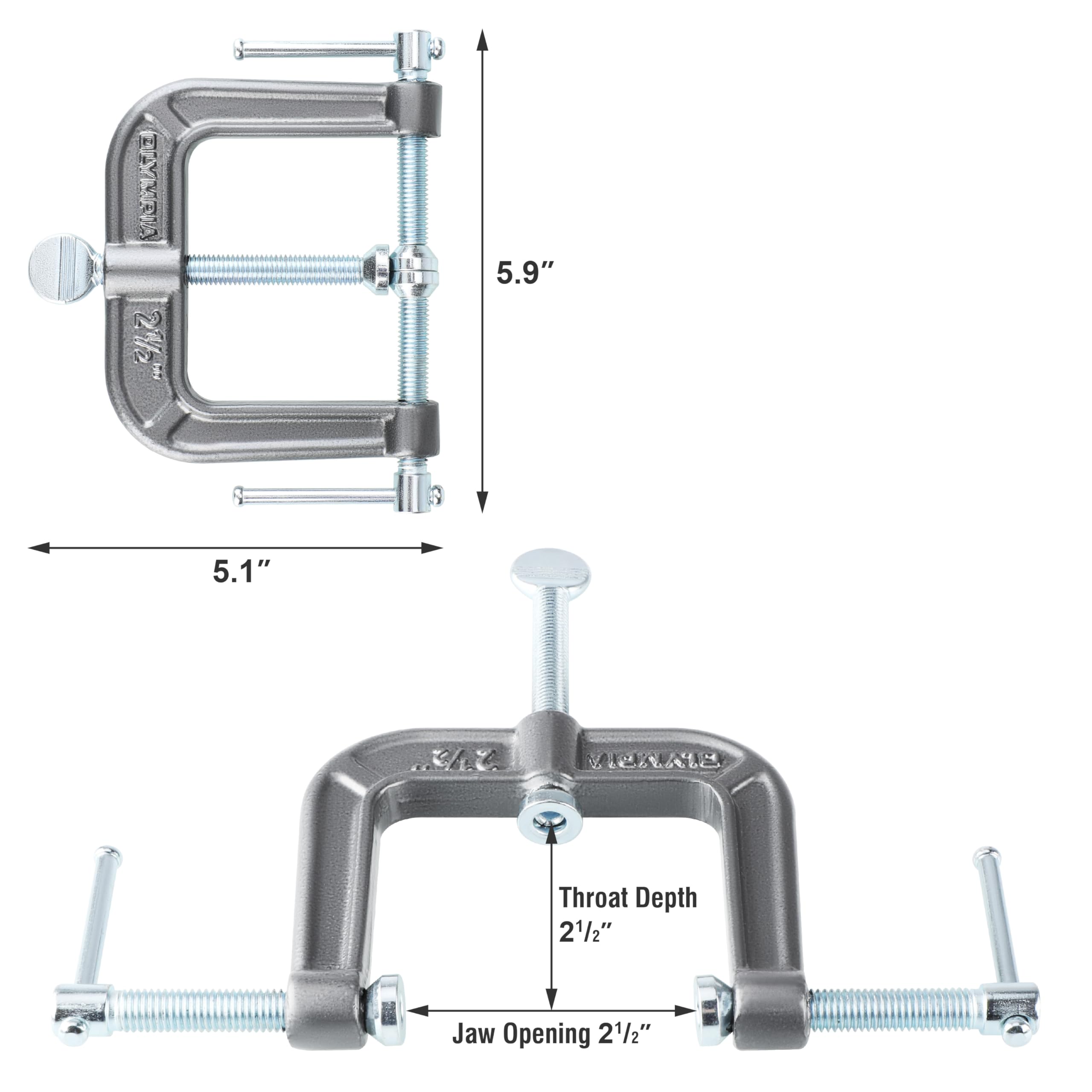 Olympia Tools 3-Way Edging Clamp - Perfect for Woodworking Projects