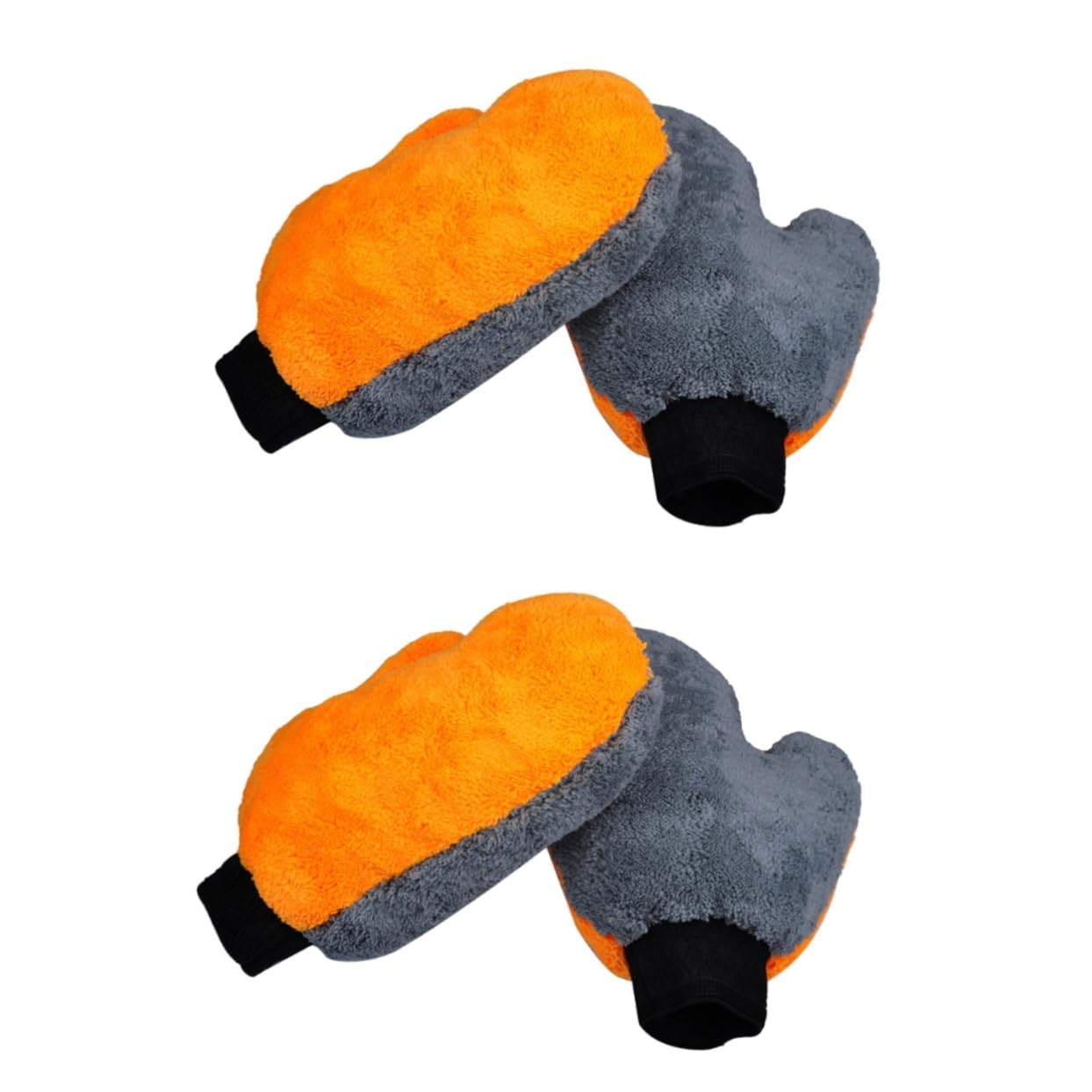 Vaguelly 2-Pack Car Wash Mitts - Double Sided Microfiber Cleaning Gloves for Auto Detailing, Washing Cars, Trucks & SUVs - Soft & Scratch-Free Automotive Cleaning Supplies for Hand Washing Vehicles