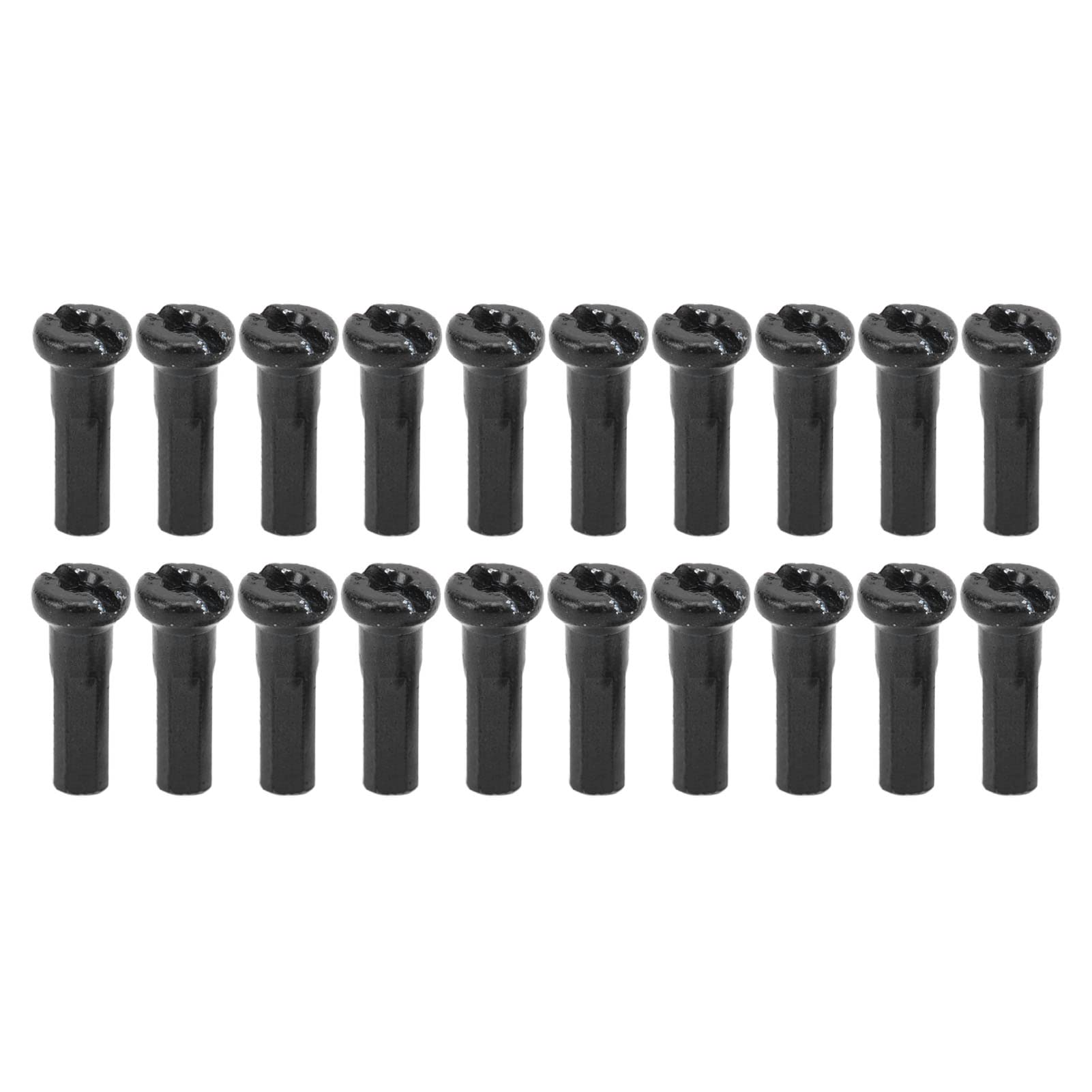 Aoutecen Bike Wheel Spoke Hats - High Hardness Lightweight Iron Spoke Nipples for Road Bikes | Durable Cycling Accessories for Smooth Rides & Easy Installation
