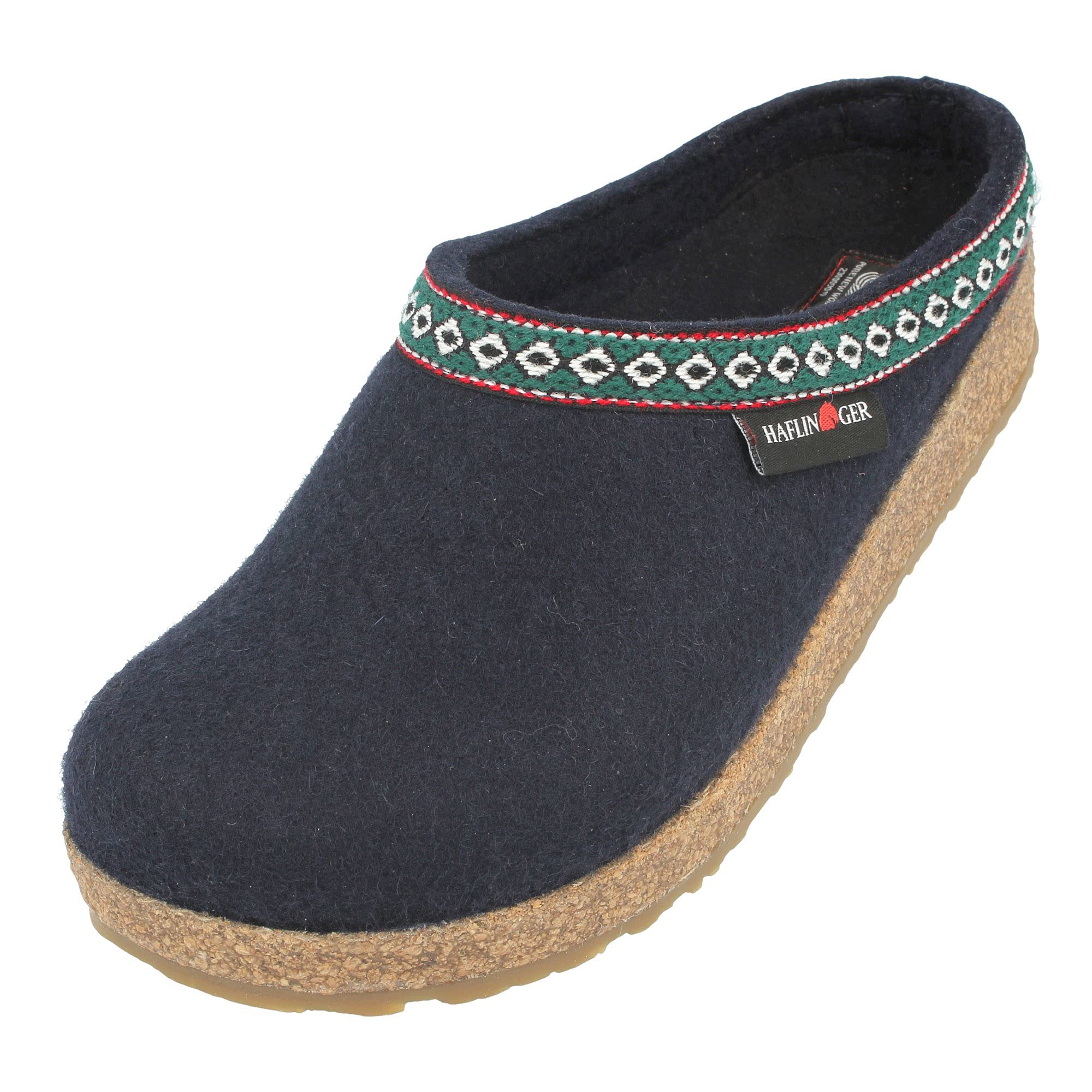 HAFLINGER Women's Gz Classic Grizzly Slippers - Cozy Wool House Shoes for Women, Indoor/Outdoor Comfort, Arch Support - Perfect for Home, Lounge & Cold Weather
