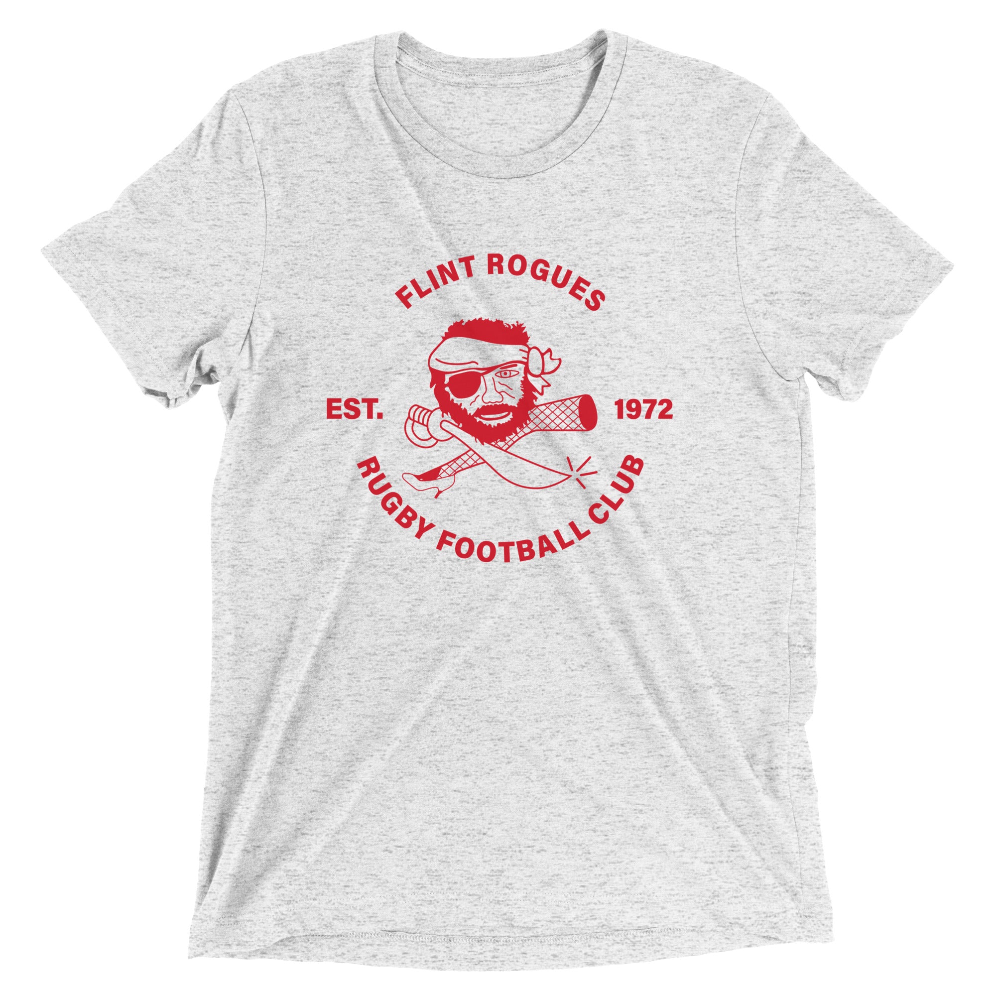 Flint Rogues RFC Triblend T-Shirt - Soft, Breathable & Stylish Men's Tee for Casual Wear, Sports & Everyday Comfort