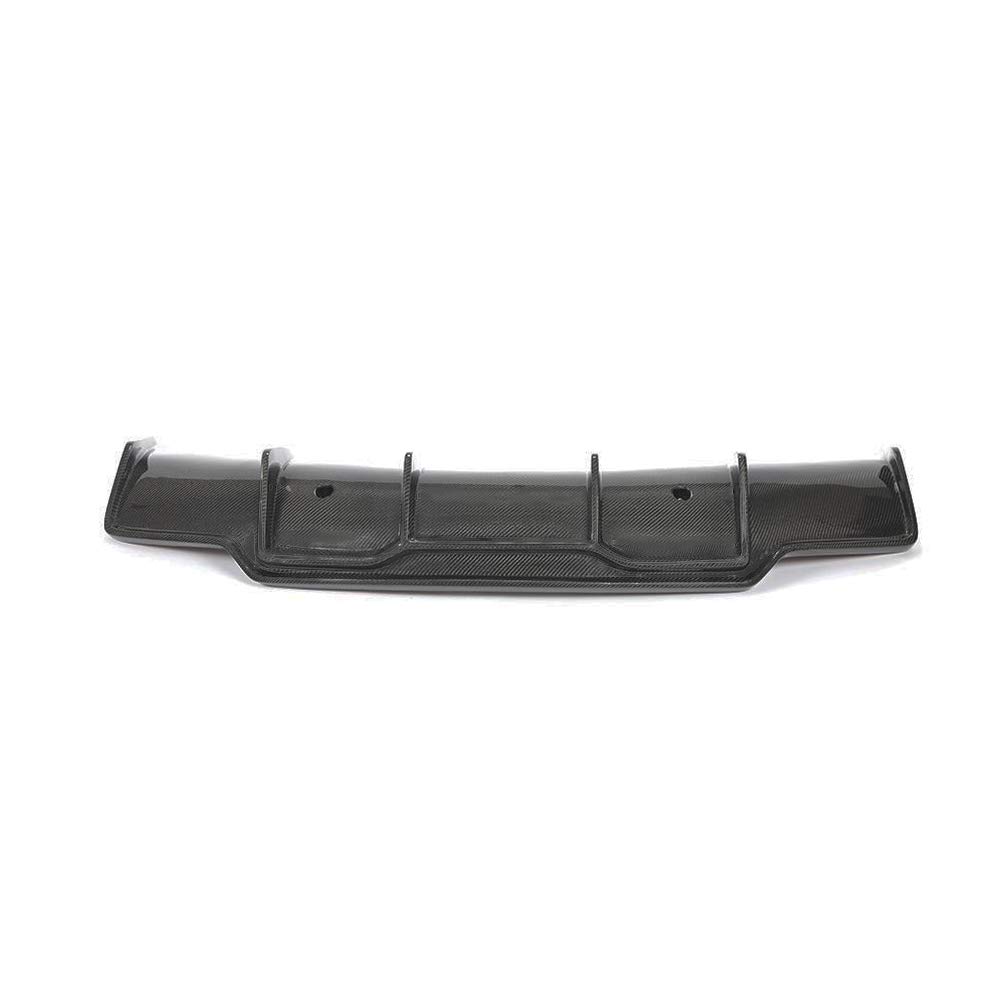 Matte Carbon Fiber Rear Diffuser for Tesla Model 3 Sedan 2016-2022 | Bumper Cover Lower Lip Spoiler & Valance Protector | Body Kit Upgrade for Enhanced Aerodynamics & Style | Perfect for Car Enthusiasts & Performance Modifications