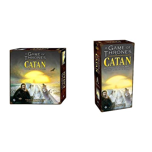 Catan Game of Thrones Board Game with 5-6 Player Expansion Bundle - Strategy Game for Family Game Nights & Fantasy Themed Parties